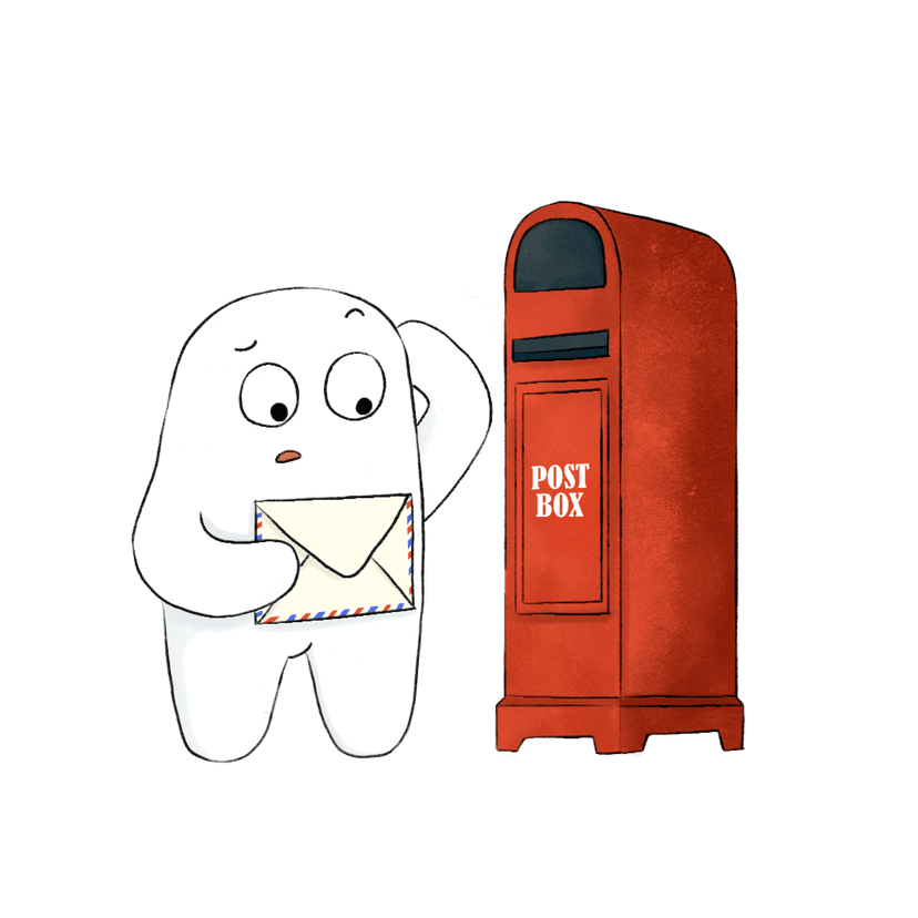 Moonler with postbox